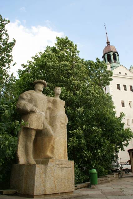 Das Denkmal Boguslaws X. und seiner Frau Anna Jagiellonka