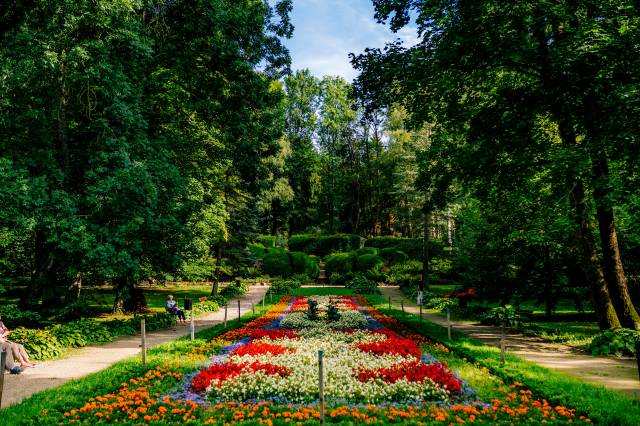 Der Kurpark in Połczyn-Zdrój