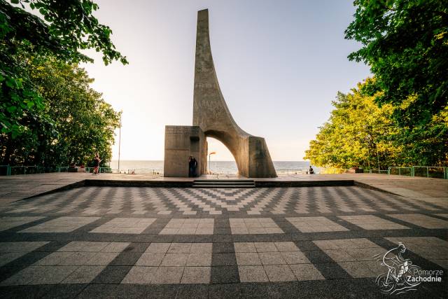 Denkmal des Heirats Polen mit Meer (Pomnik Zaślubin Polski z Morzem)