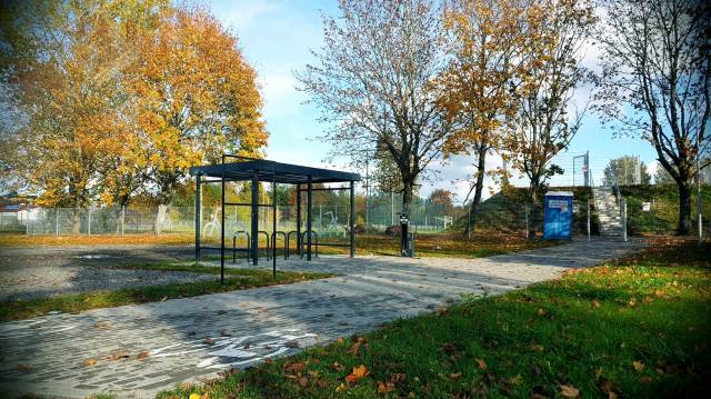 Samoobsługowa stacja naprawy rowerów