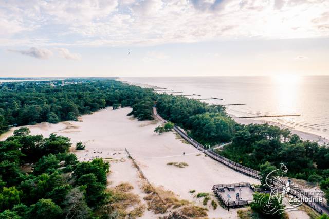 Kładka w Dźwirzynie