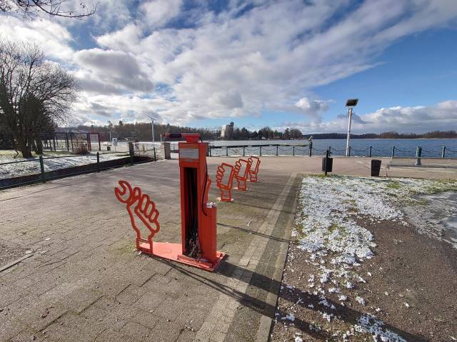 Samoobsługowa stacja naprawy rowerów