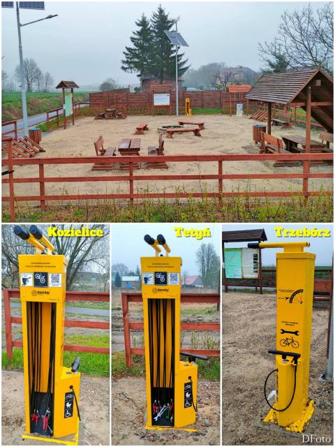 Samoobsługowa stacja naprawy rowerów