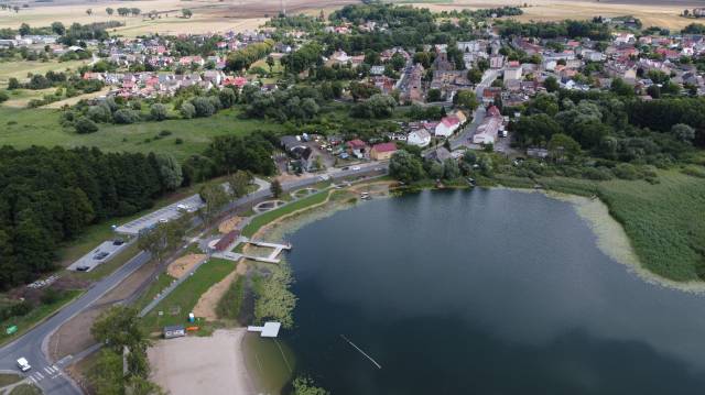 Strand am Dłużec-See