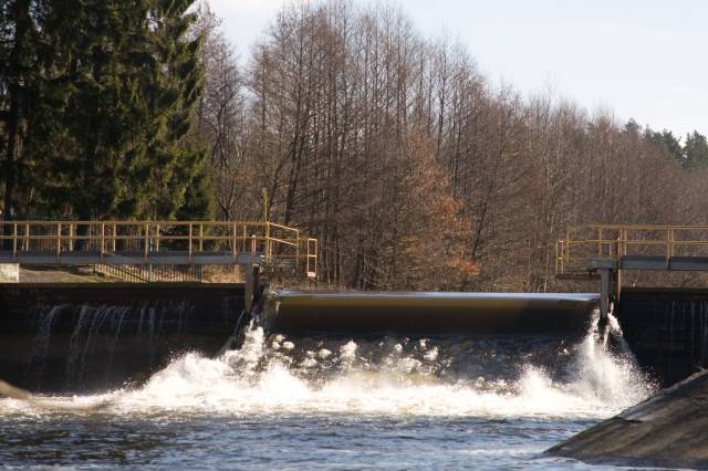 Unterwasserkraftwerk in Rościno