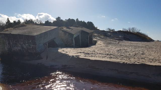 Artillerieziele am Strand