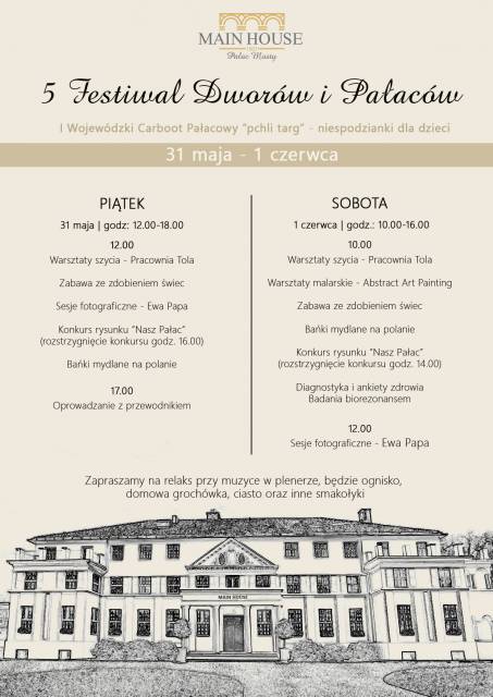 5 festiwal Dworów i Pałaców