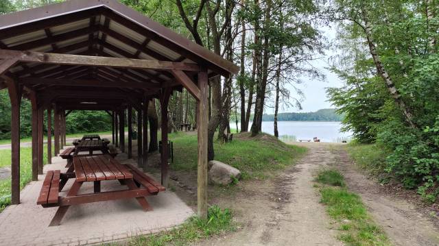 Strand und Erholungsgebiet in Czarnogłowy