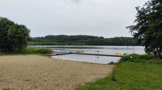 Strand im Dorf Cieszyno