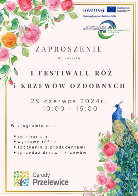 I Festiwal Róż i Krzewów Ozdobnych
