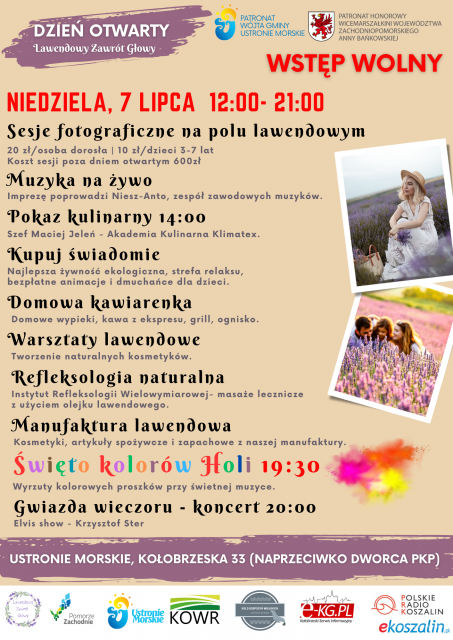 Dzień Otwarty Na Polu Lawendowym w Ustroniu Morskim