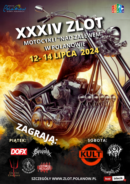 XXXIV Międzynarodowy Zlot Motocykli "Nad Zalewem" w Polanowie