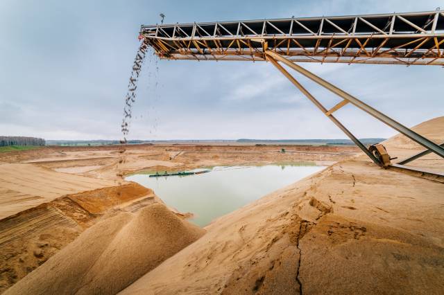 Osady moreny czołowej w wyrobisku  w Storkowie