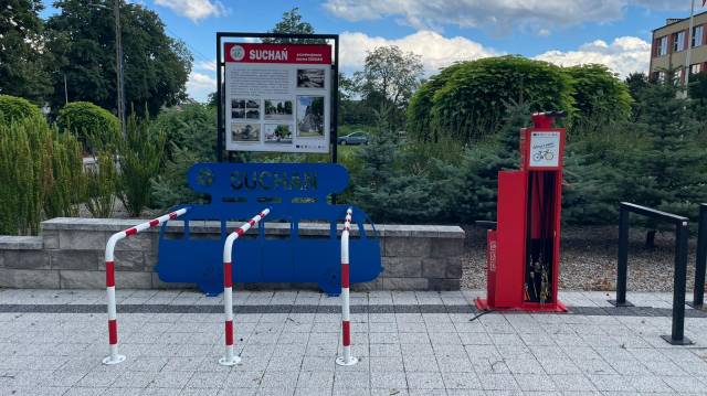 Samoobsługowa stacja naprawy rowerów