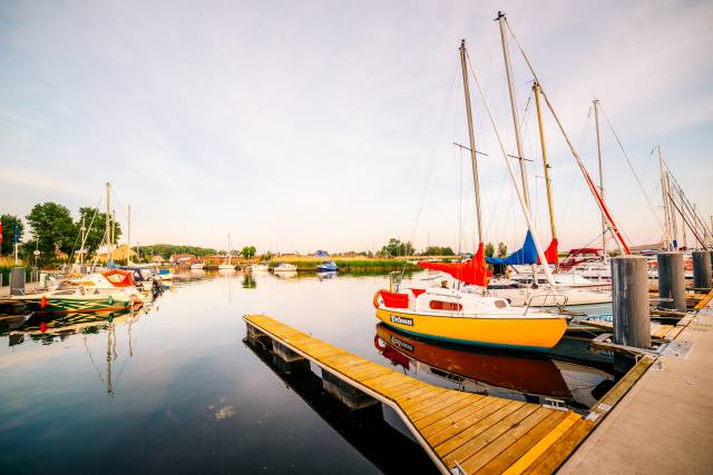 Bootsanlegestelle Lubczyna des Sport- und Freizeitzentrums Goleniów