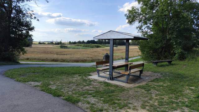 Rastplatz in Młynary