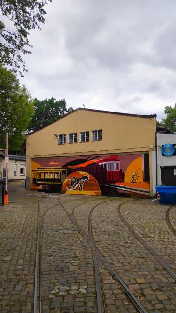 Dawna zajezdnia tramwajów konnych przy ul. Piotra Skargi