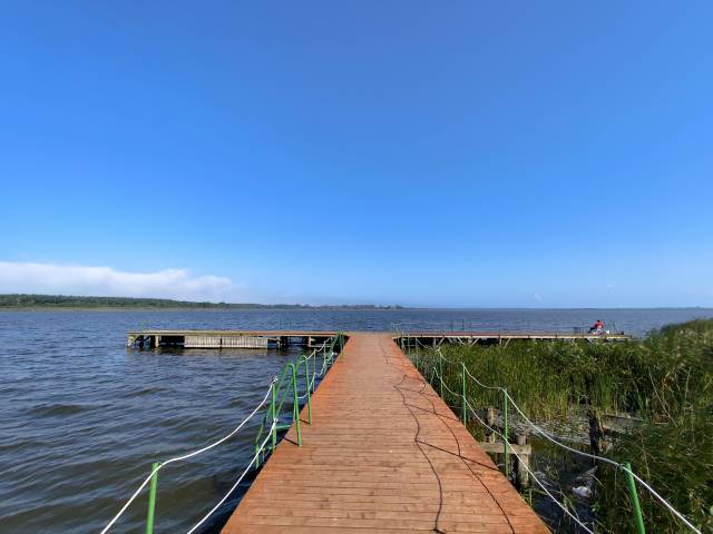 Aussichtssteg am Wicko-See