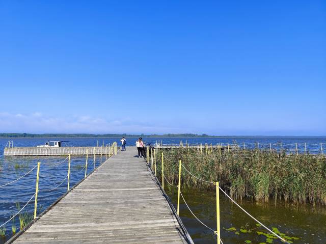 Aussichtssteg am Wicko-See