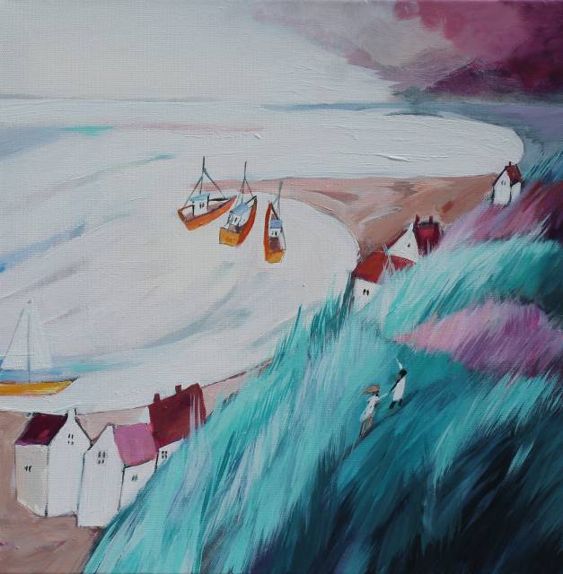 „Jezioro Głębokie” - wernisaż wystawy obrazów Nataszy Piskorskiej