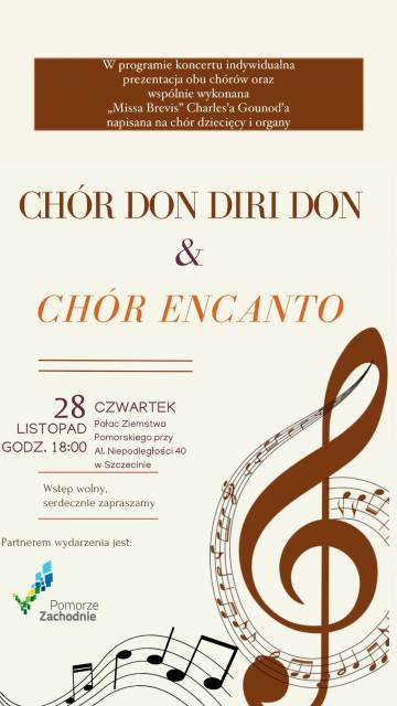 Koncert chóru Don Diri Don i chóru Encanto