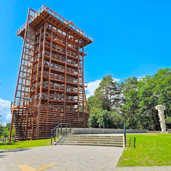 Aussichtsturm und Stadtpark in Wolin