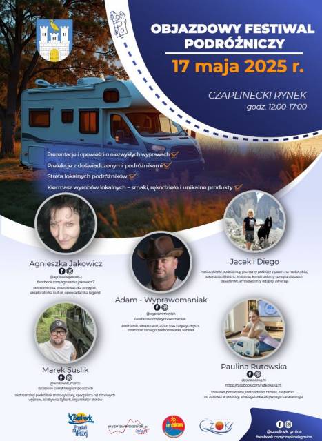 Objazdowy Festiwal Podróżników w Czaplinku