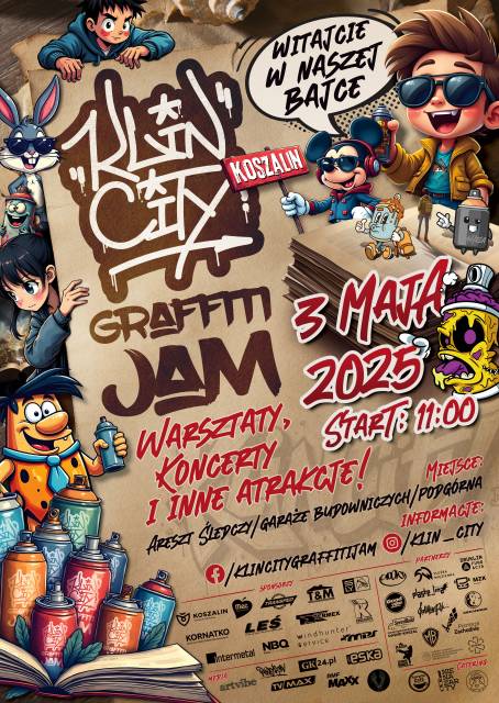 KLIN CITY GRAFFITI JAM 2025: WITAJCIE W NASZEJ BAJCE...