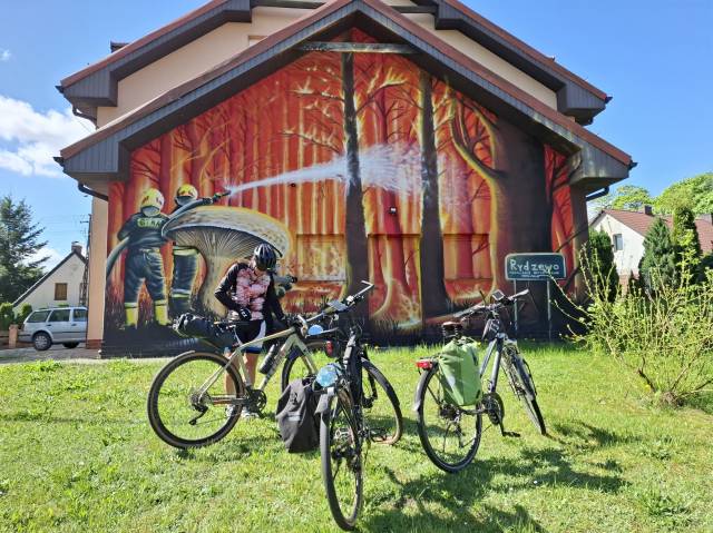 Мурал Кукіна в Ридзево