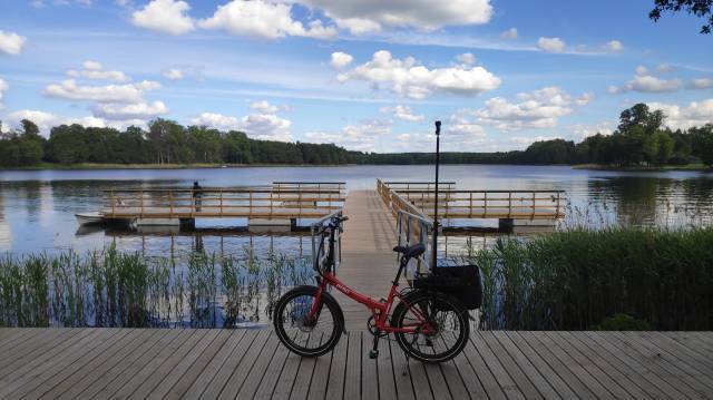 Bootssteg mit Rastplatz