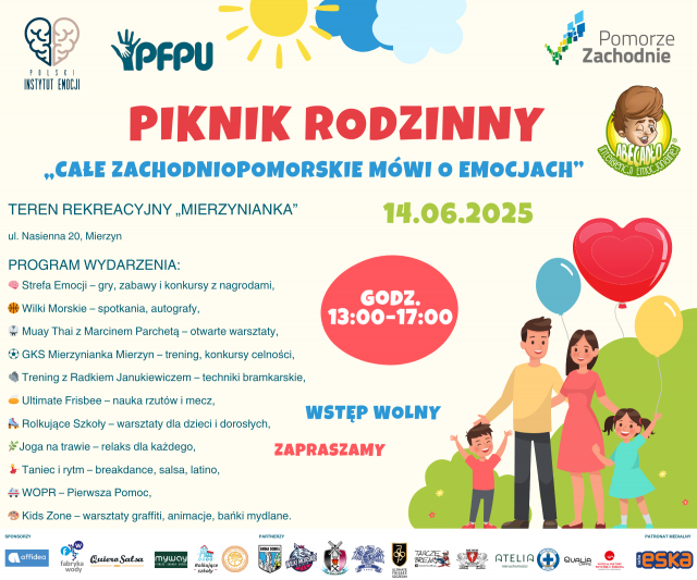 Piknik rodzinny „Całe Zachodniopomorskie mówi o emocjach”