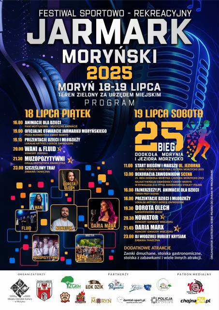 Festiwal Sportowo-Rekreacyjny JARMARK MORYŃSKI 2025