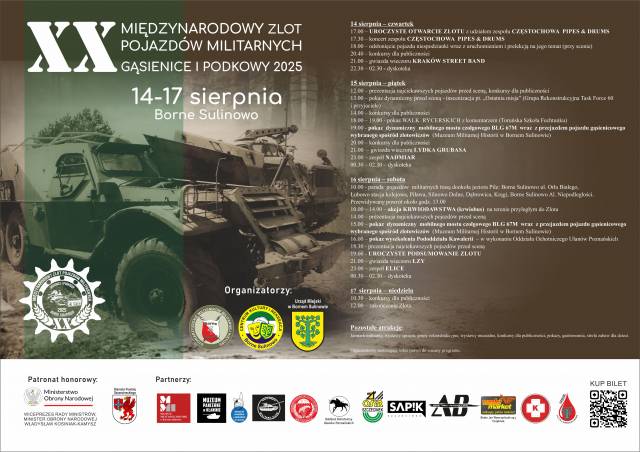 XX Międzynarodowy Zlot Pojazdów Militarnych "Gąsienice i Podkowy" w Bornem Sulinowie