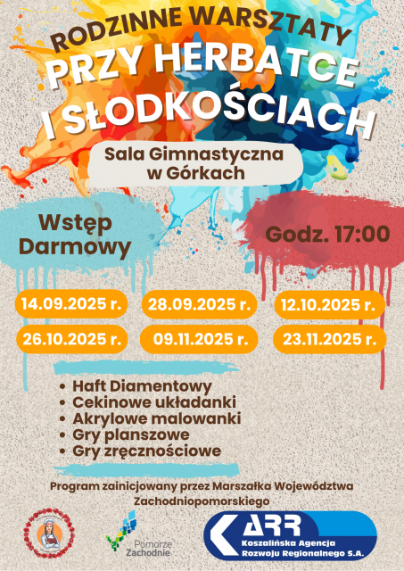 Rodzinne warsztaty przy herbatce i słodkościach