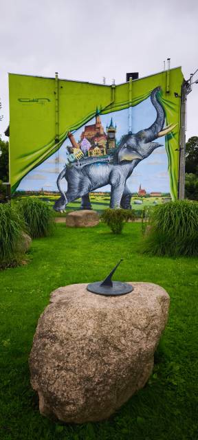 Wandbild mit Hansken-Elefant