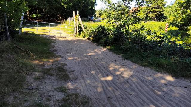 Der Abschnitt Rieth – Staatsgrenze in schlechtem Zustand.