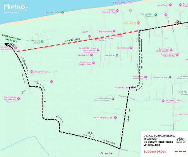 Umbau der Nadbrzeżna-Straße