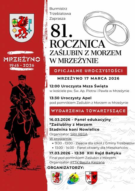 81. Rocznica Zaślubin z Morzem w Mrzeżynie (1945–2026)