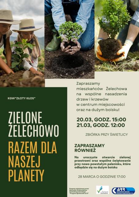 Ognisko inaugurujące otwarcie zielonej przestrzeni 