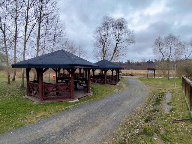 A stop for canoeists in Miechęcino