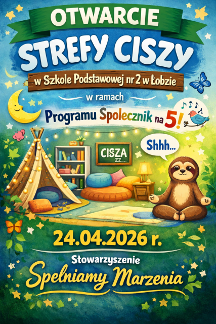 Otwarcie strefy ciszy w Szkole Podstawowej nr 2 im. Mikołaja Kopernika w Łobzie