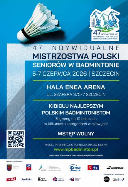 47 INDYWIDUALNE MISTRZOSTWA POLSKI SENIORÓW W BADMINTONIE