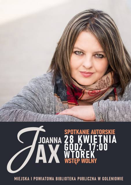  Spotkanie autorskie z Joanną Jax!