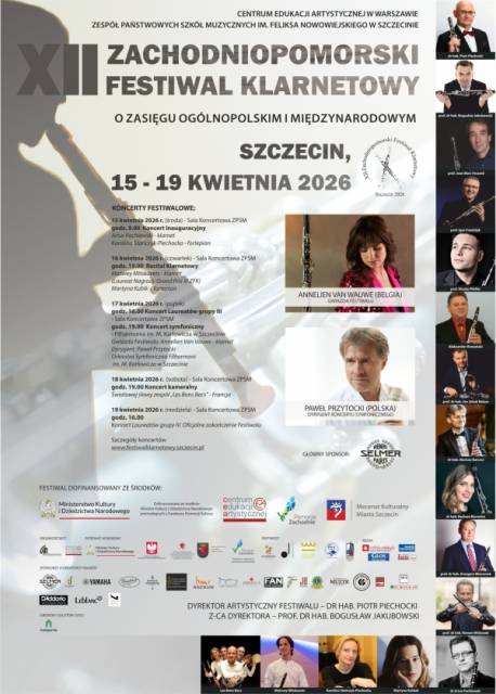 12. Westpommersches Klarinettenfestival mit nationaler und internationaler Ausrichtung