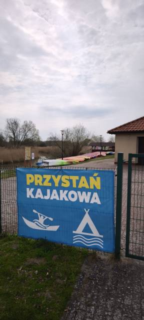 Przystań kajakowa w Trzebiatowie