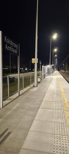 Bahnhof Kołobrzeg Amphitheater