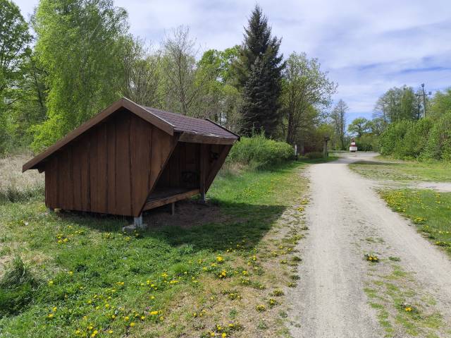 A rest area and a tourist shelter