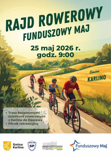 Rajd rowerowy w ramach #FunduszowyMaj 