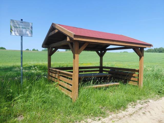 A rest area and a tourist shelter
