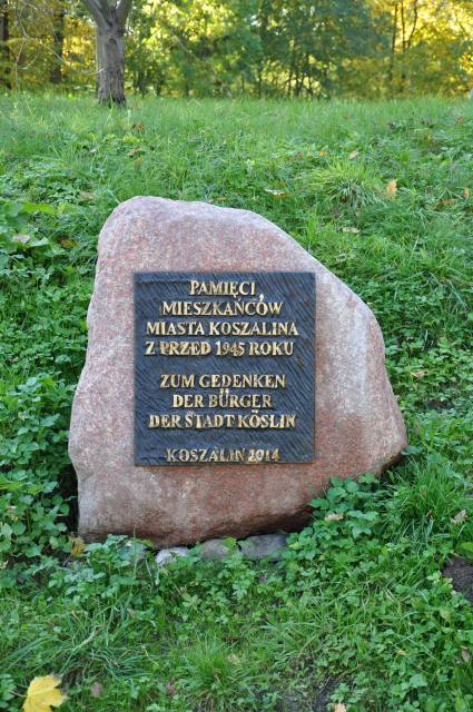Głaz "Pamięci Mieszkańców Miasta Koszalina"